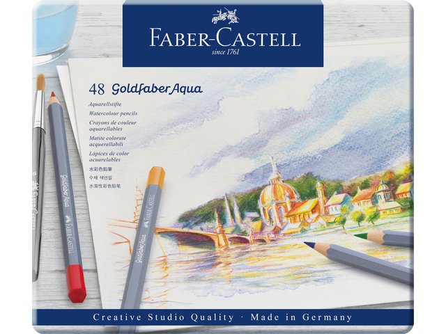 Aquarelpotlood FC Goldfaber etui a 48st. Creative Studio