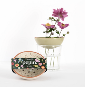 Bobèche-Blumen 🌸 – Gesprenkeltes Weiß