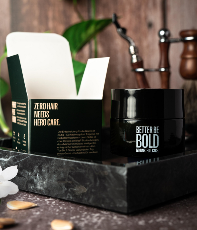 Gift box for happy bald people