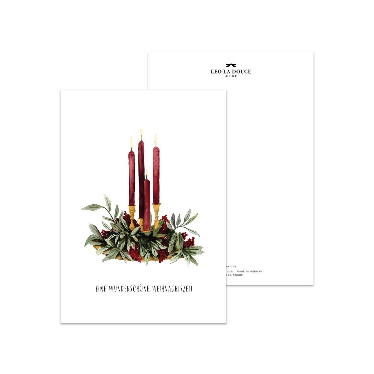 Ansichtkaart - Adventsarrangement
