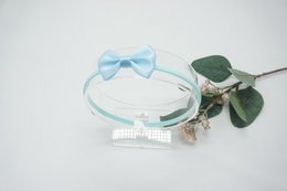 Nylon haarband satijnen strik