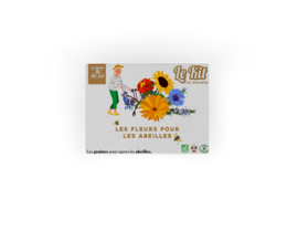 Fiori per Api - Kit giardinaggio tematico - Kit creativo - Fai da te - Regalo Natale