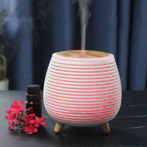 USB Ultrasonic Diffuser – Lina – Multicolored Led Lighting – Modern and Discreet – Decoration Gift Idea