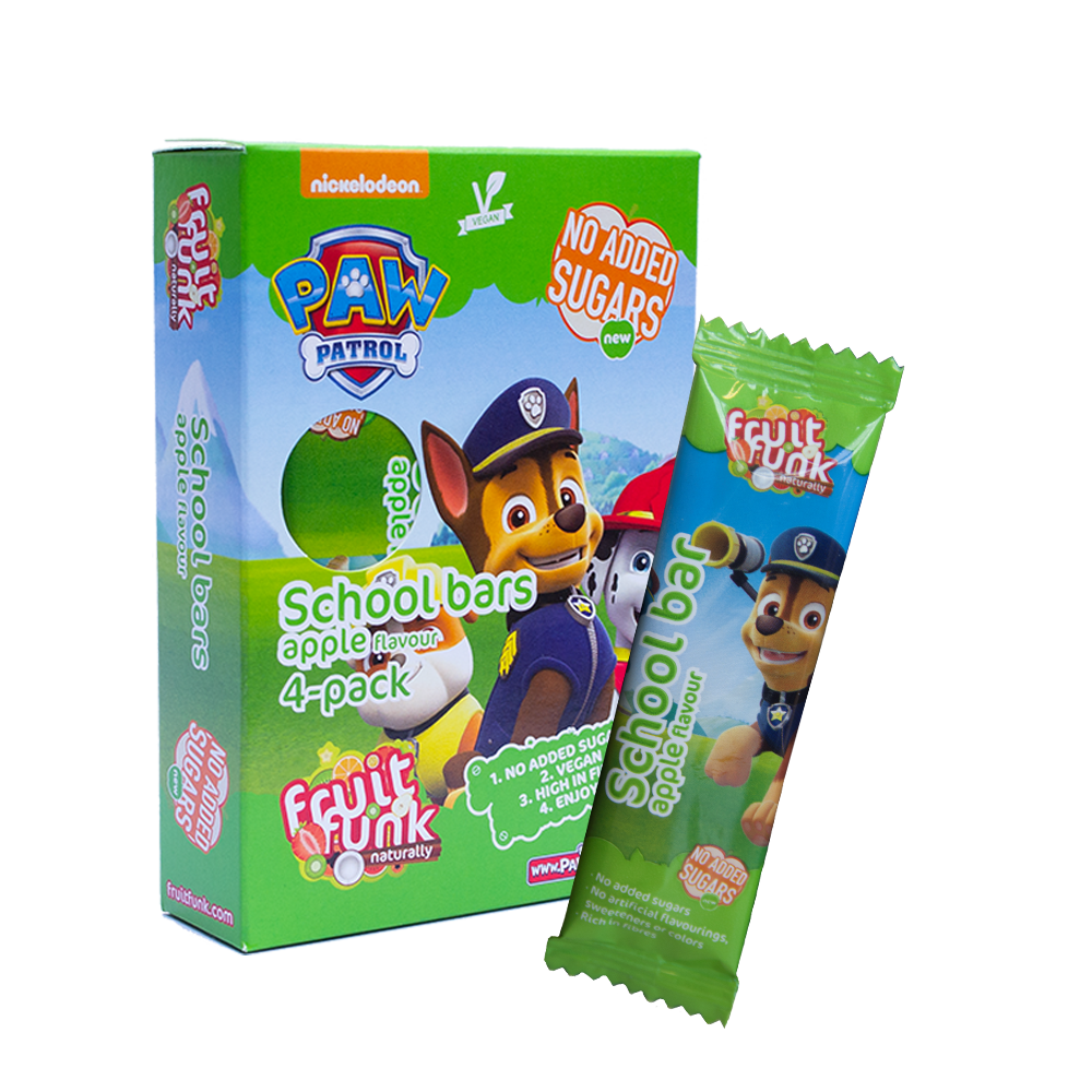 Paw Patrol Schoolbar 4-pack