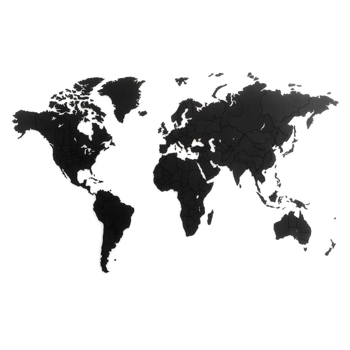 Carte du monde en bois - True Puzzle