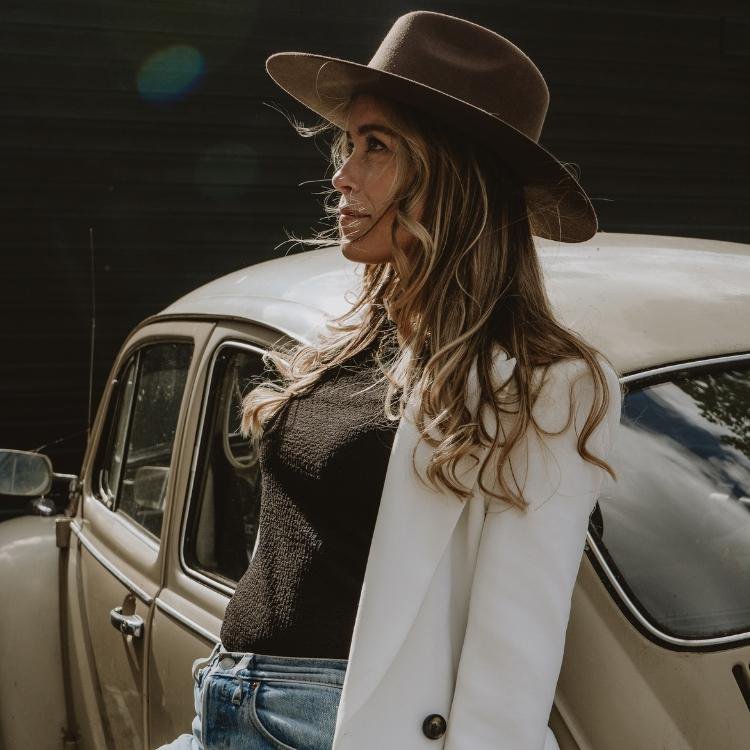 Tlaquepaque · Brown fedora felt hat