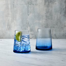 Set of 2 Empire Blue DOF Tumblers