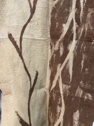Scarf | Silk | Mernino wool | beige-brown | Handmade | Fair Trade | Nepal