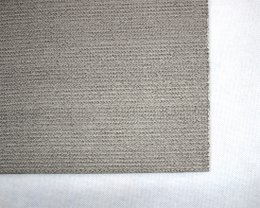 Tischset 6er Set rechteckig Kunstleder Zickzack braun Strick