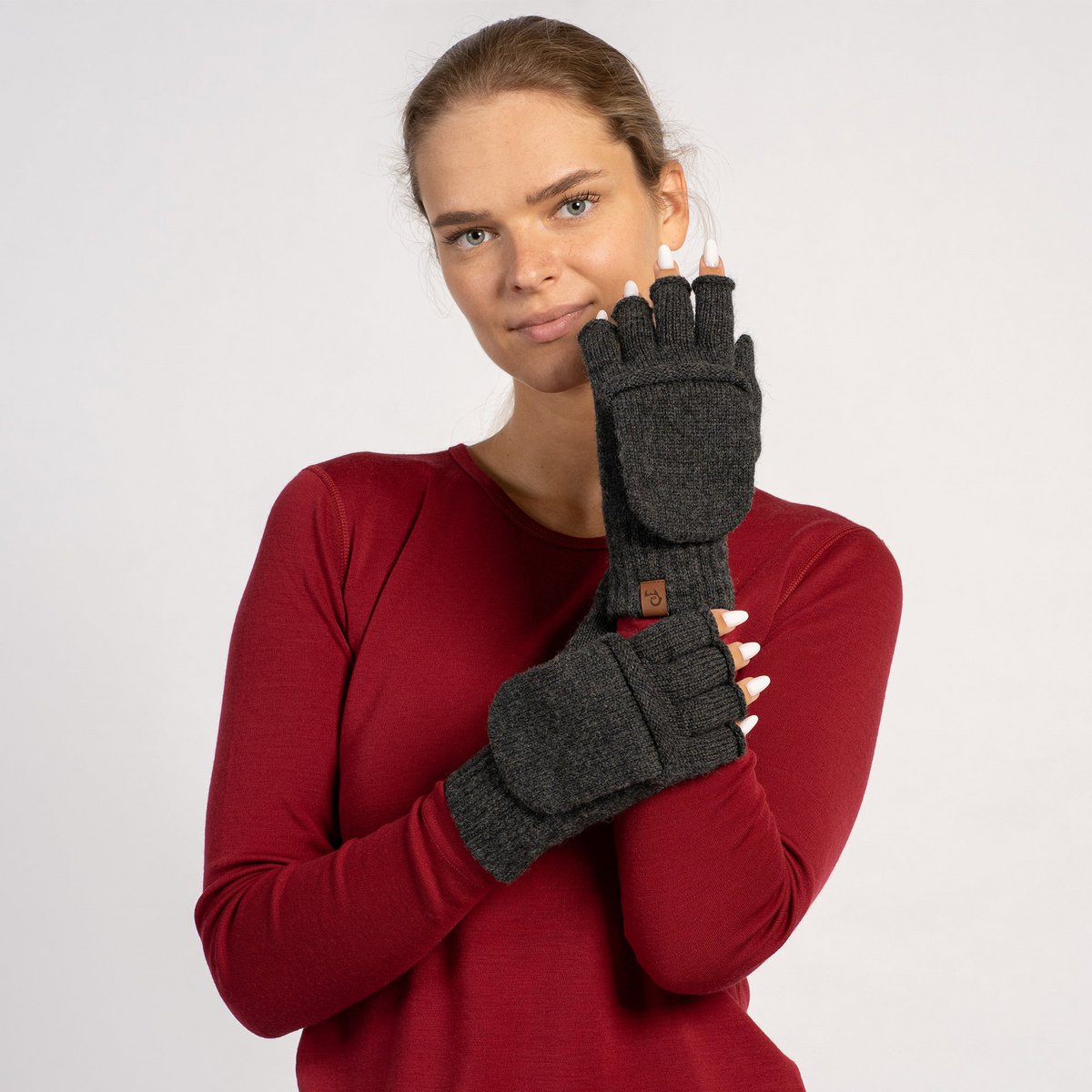 Women's Convertible Gloves Knitted Merino