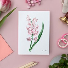 Rose Pack - Handgefertigte Postkarten A6 mit Umschlag - Botanical Vintage
