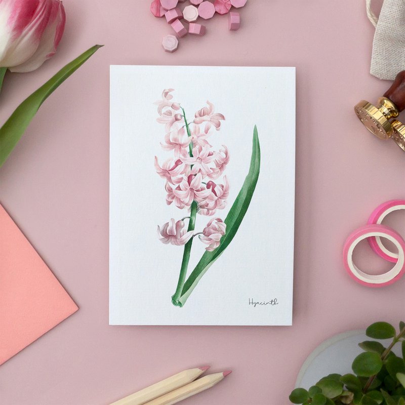 Rose Pack - Håndlavede postkort A6 med konvolut - Botanisk Vintage
