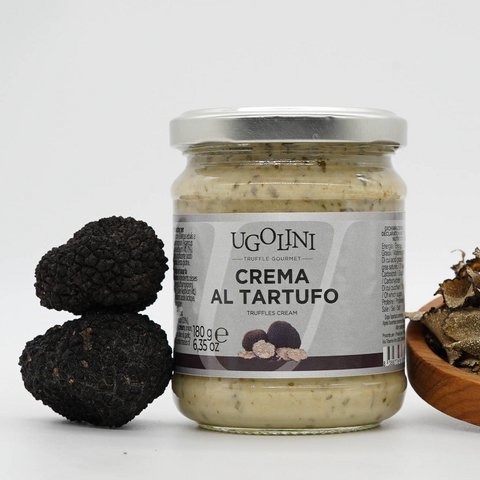 Gluten-free black truffle cream 180 gr