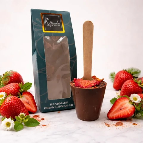 Milk Drinking Chocolate Stick - Strawberries | 60g