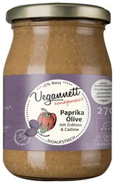 Organic paprika-olive spread