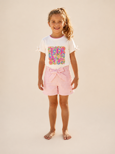 Mädchen-T-Shirt mit LOVE-Aufdruck „Snow White“