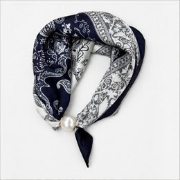 HS Parelsjaal Satijnprint Paisley - Meerdere Prints