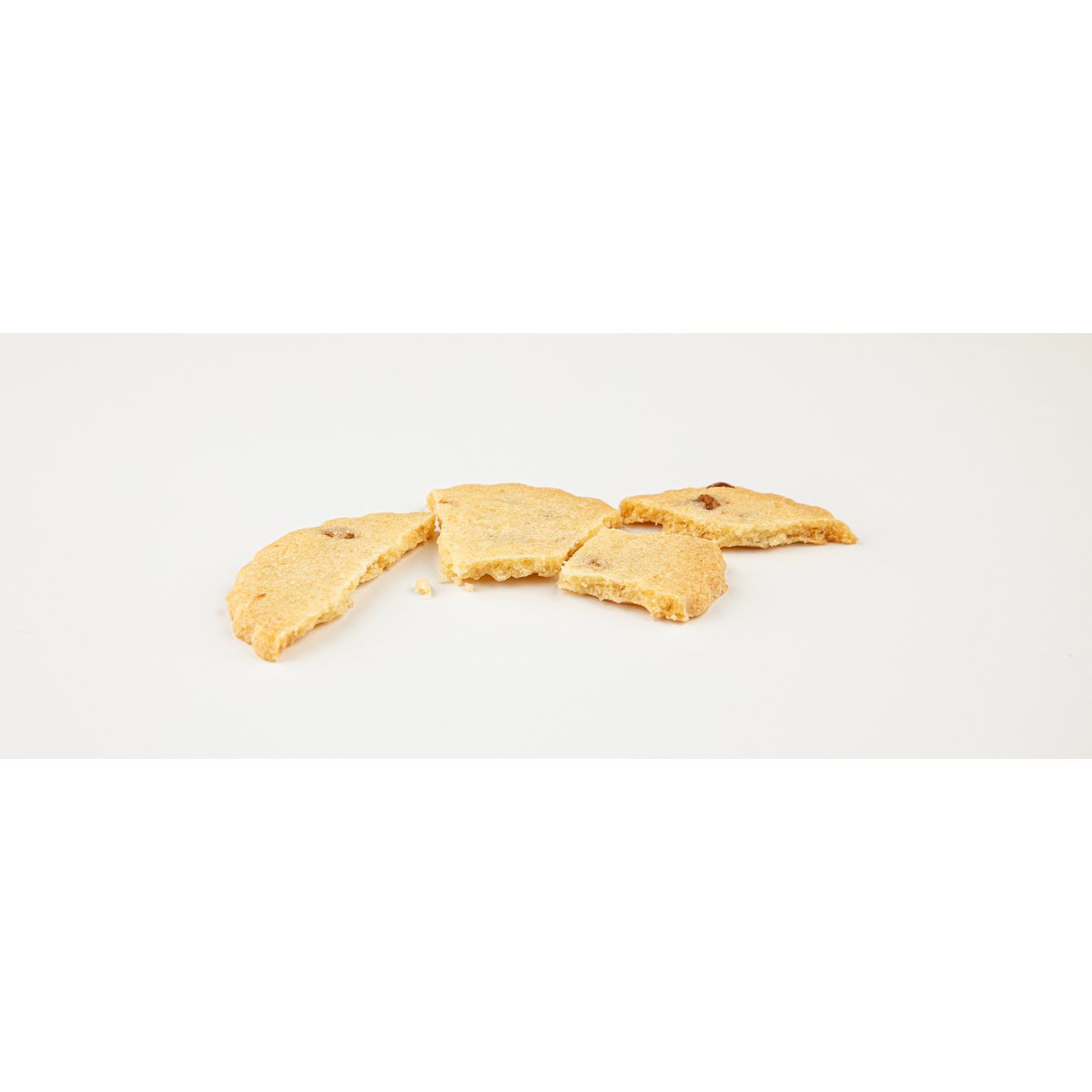 Plain shortbread biscuits with pure fresh butter and salted butter caramel chips - "Les Folies" metal dispenser box 300 g