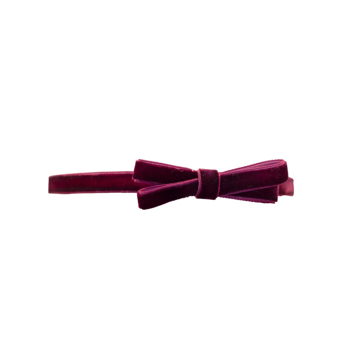 Cerchietto Velluto Bordeaux