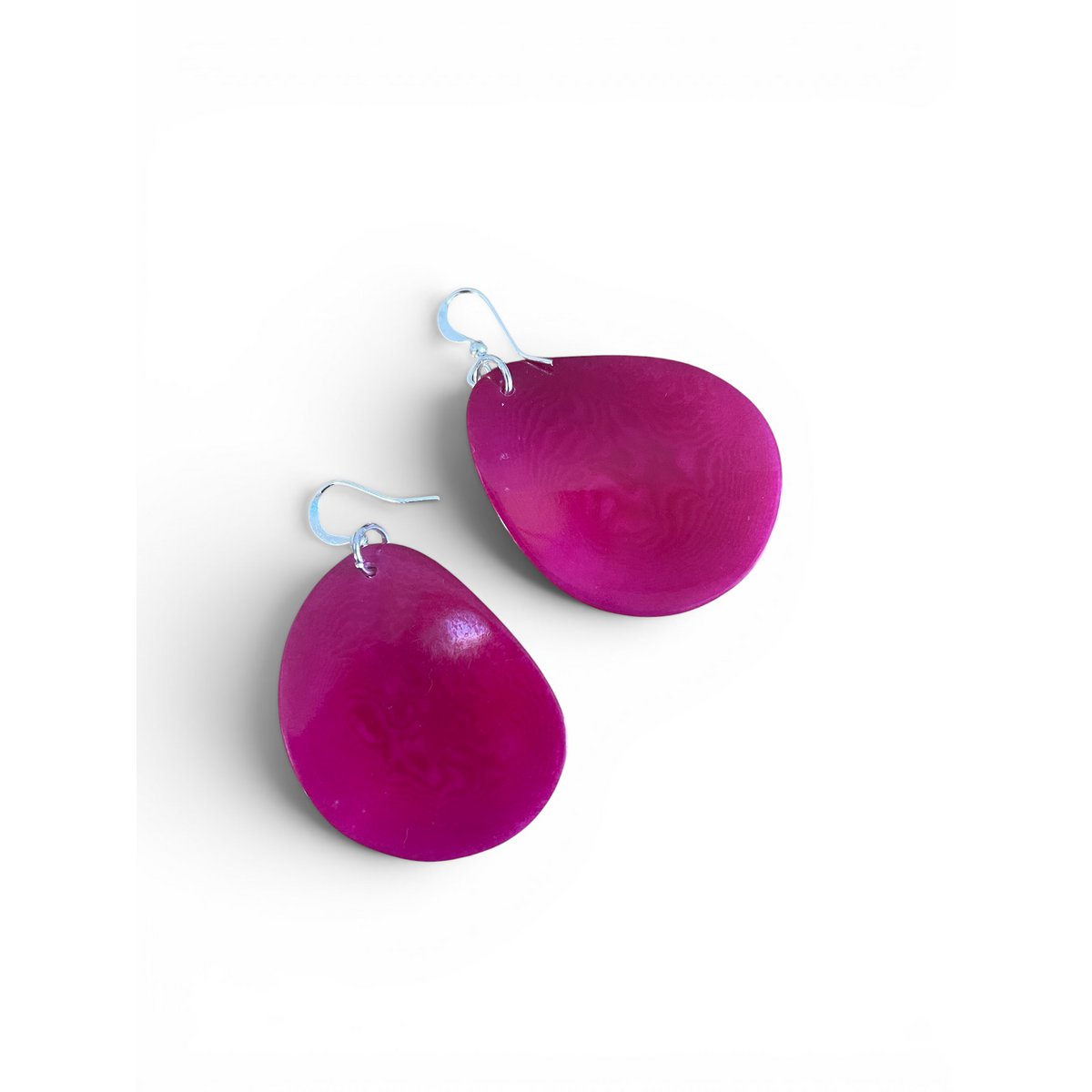 Tagua | Earring Taja Fuchsia Pink