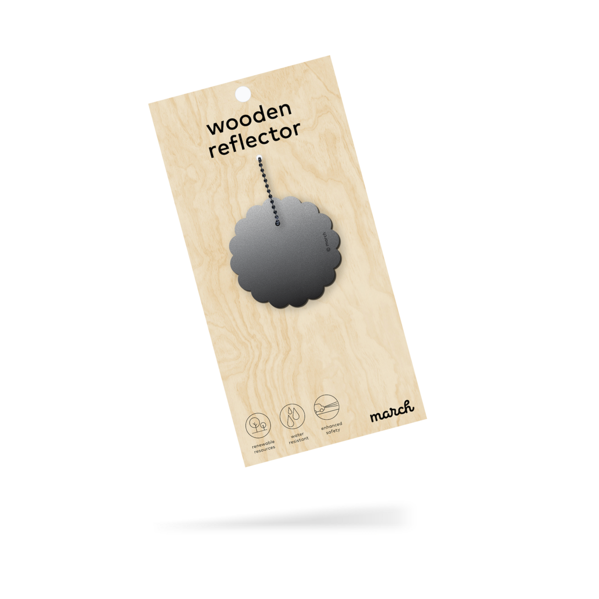 Reflektor aus Holz FADE BLACK