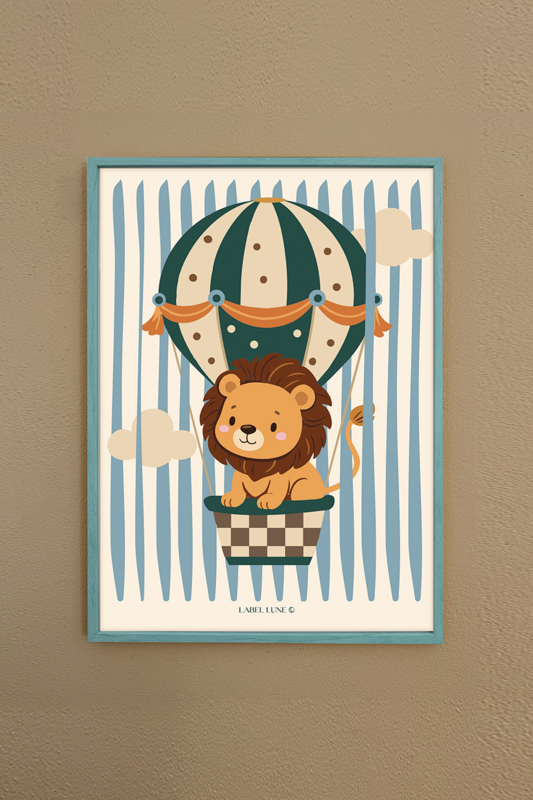 Plakat børneværelse - Leeuw Lola