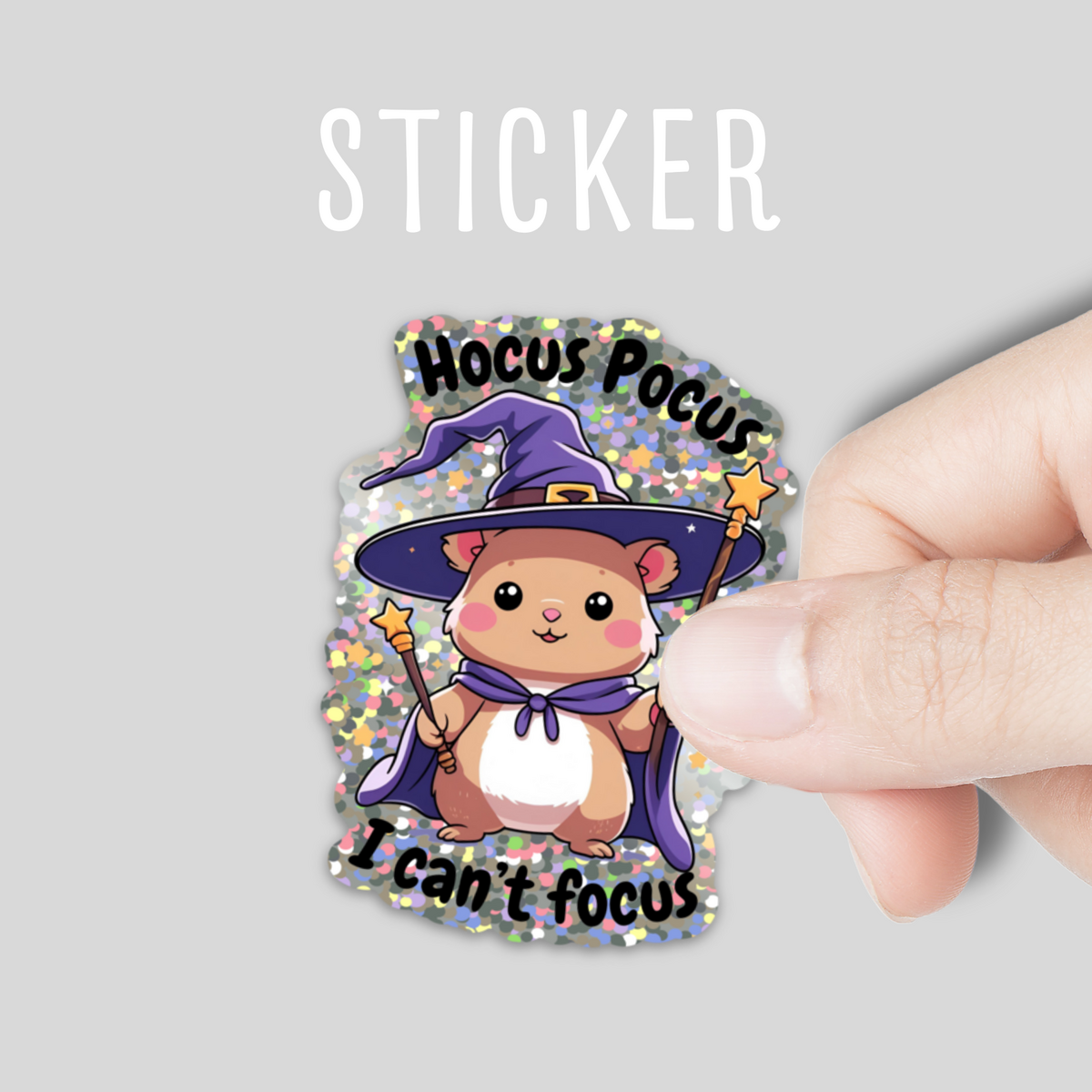 Pegatina | Hocus Pocus - No puedo concentrarme