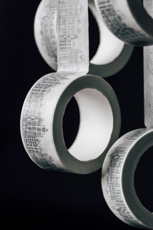 city ​​washi tape