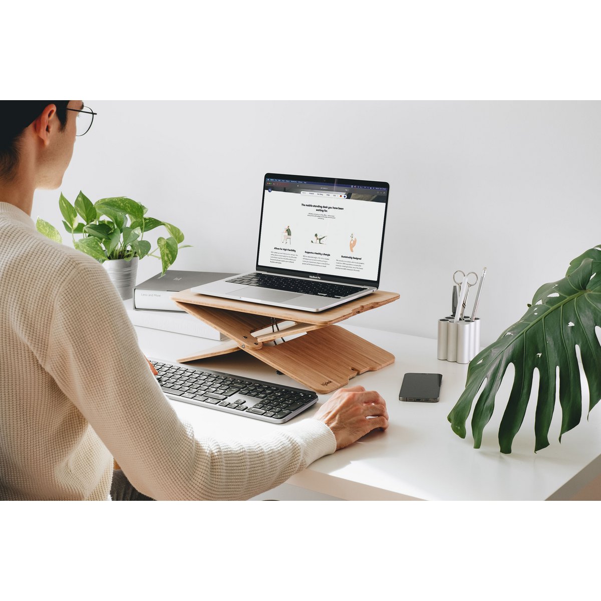 Convertitore da scrivania in piedi - hydesk