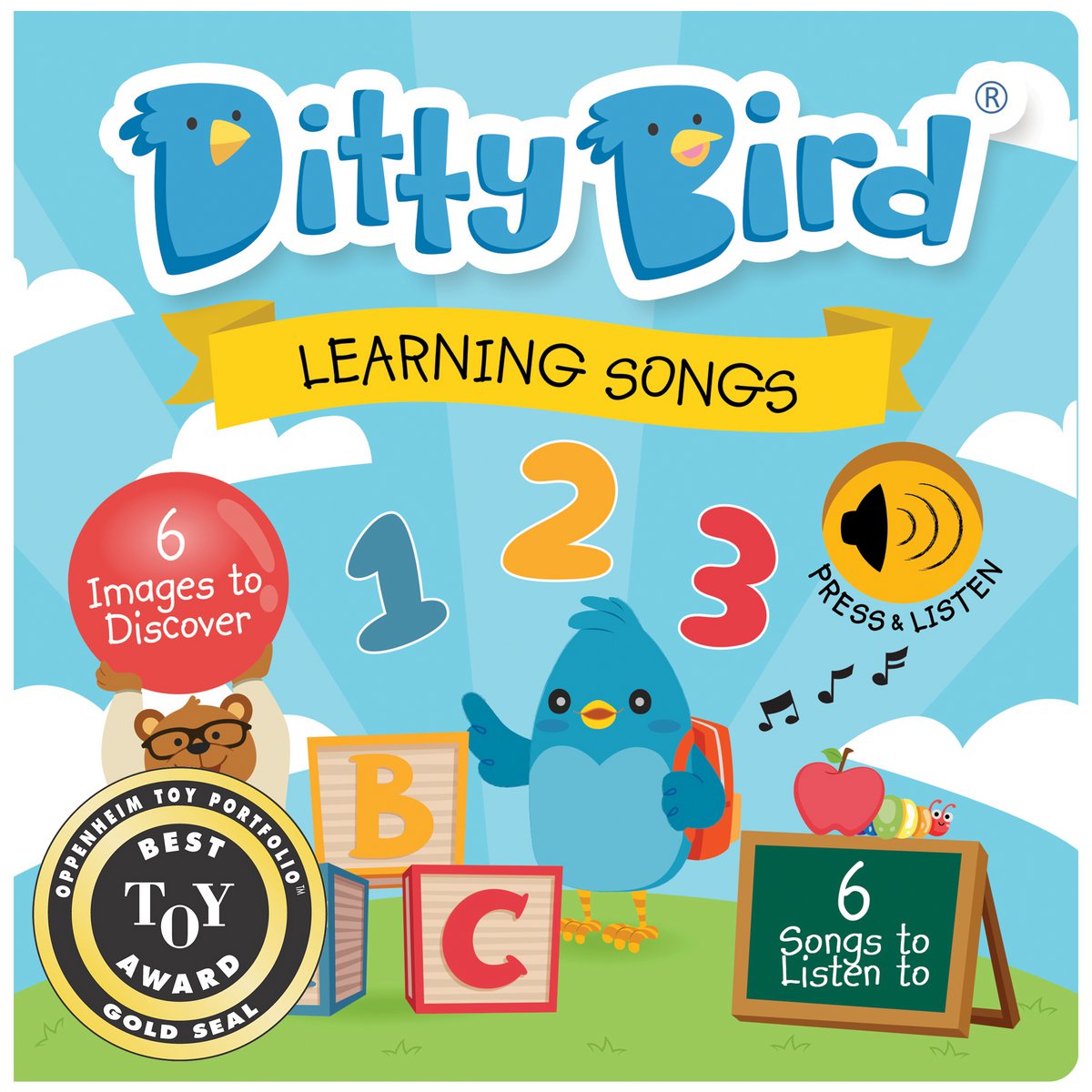 Ditty Bird Baby Sound Book: liedjes leren