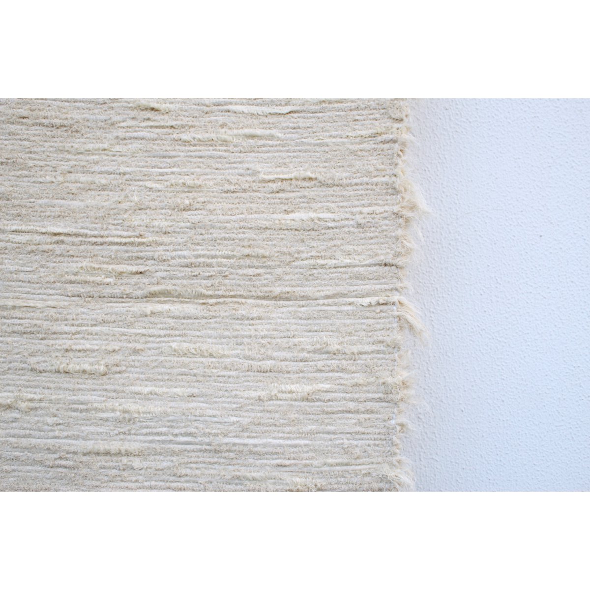 Medium 140/70cm Cream Cotton Rug