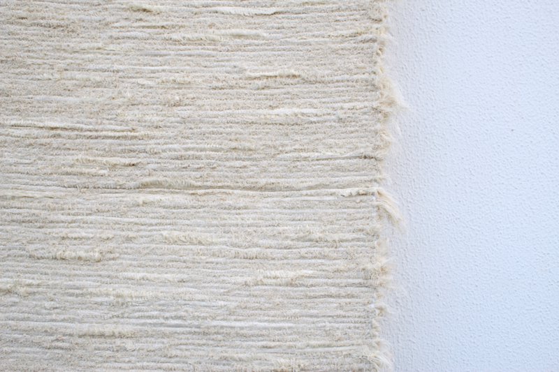 Medium 140/70cm Cream Cotton Rug