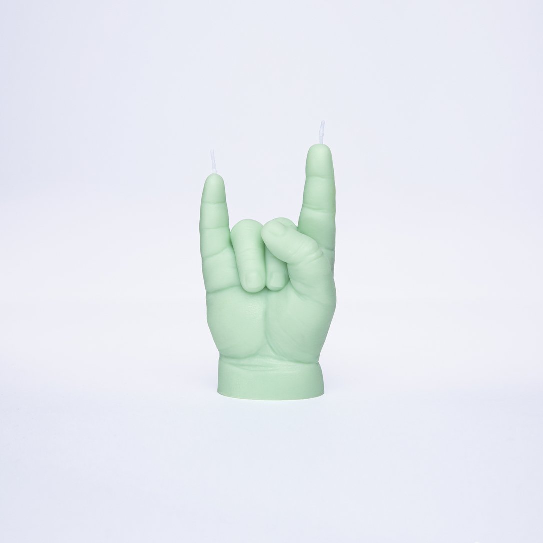 Baby YOU ROCK Candle Green