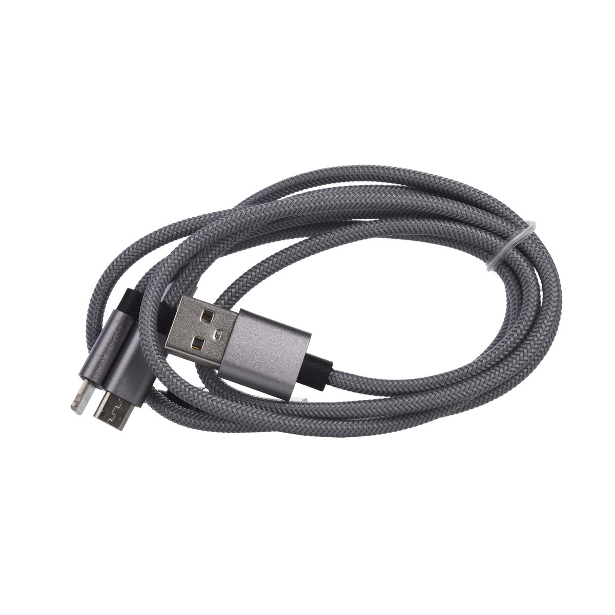 USB Cable 1M + 3 Tips (Type C + Micro USB + IPHONE)