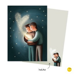 Carte de voeux pour la mort d'un bébé ou d'un enfant
