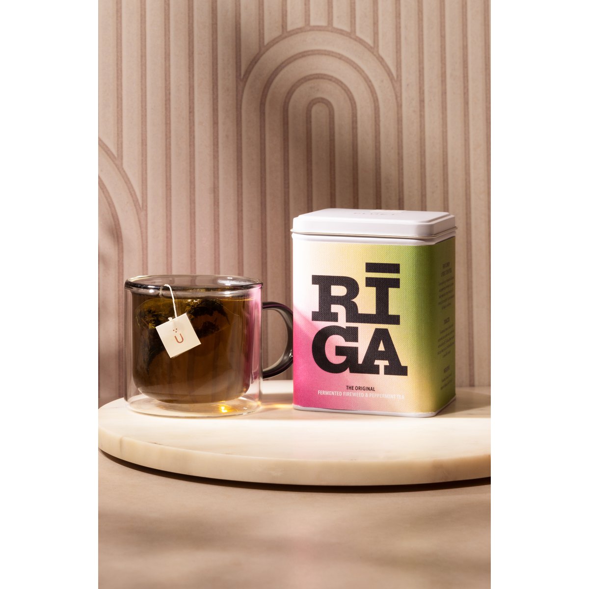 Riga Original x plūkt fermentierter Fireweed und Pfefferminztee