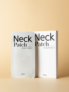 VELLA Dermocosmetic Neck Patches 5x – Lifting- und Faltenglättende Hydrogel-Behandlung mit Peptiden und Hyaluronsäure | KOREANISCHE Hautpflege