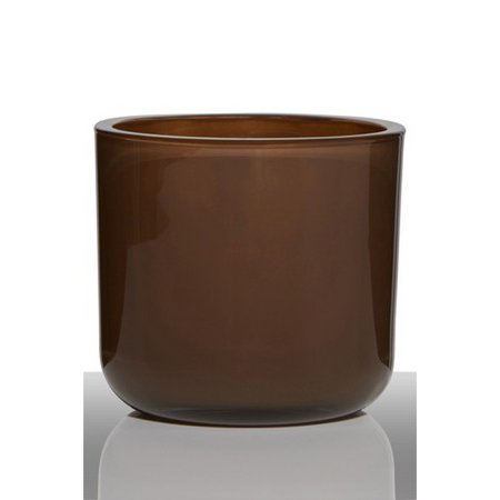 Cooper Regular Bloempot vaso chocolate h13 d14