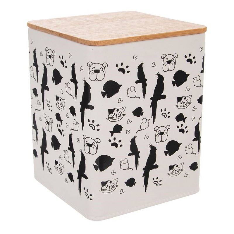 Pet Food Container Metal 1.7 l