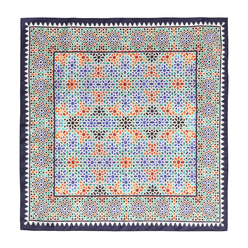 Square Scarf Blue Madiya