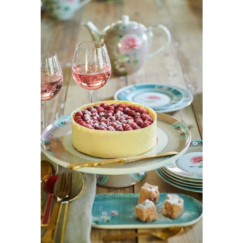 Plate Blushing Birds Khaki 17cm