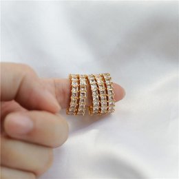 Square Eternity Crystal Band
