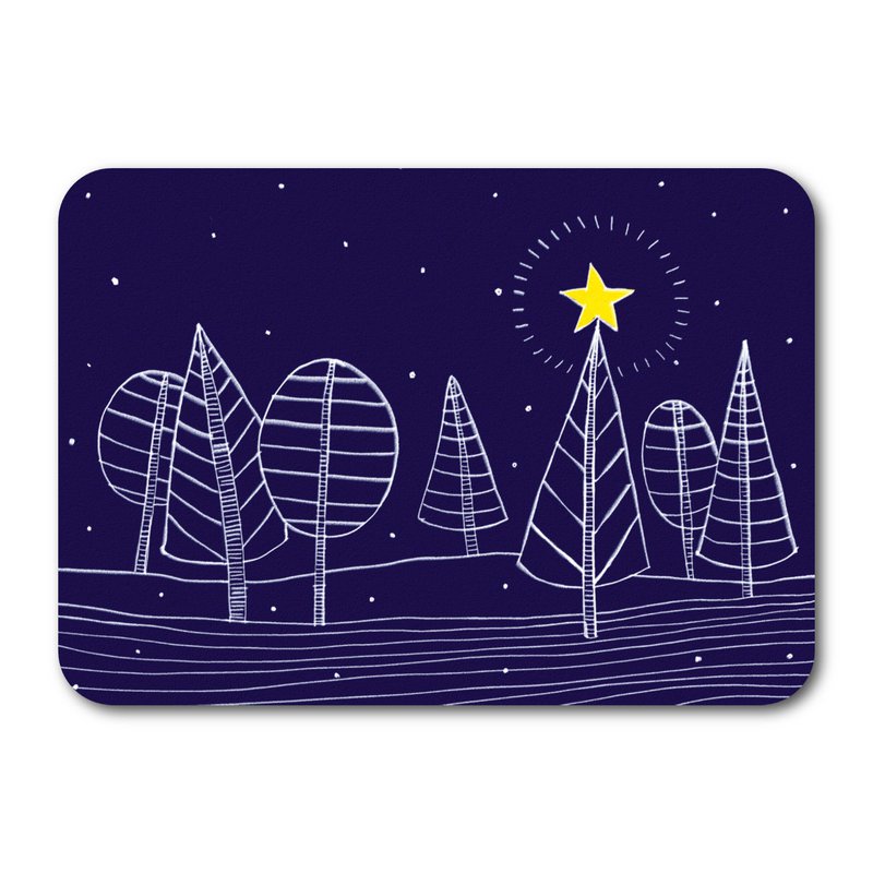 Natural paper postcard 7197