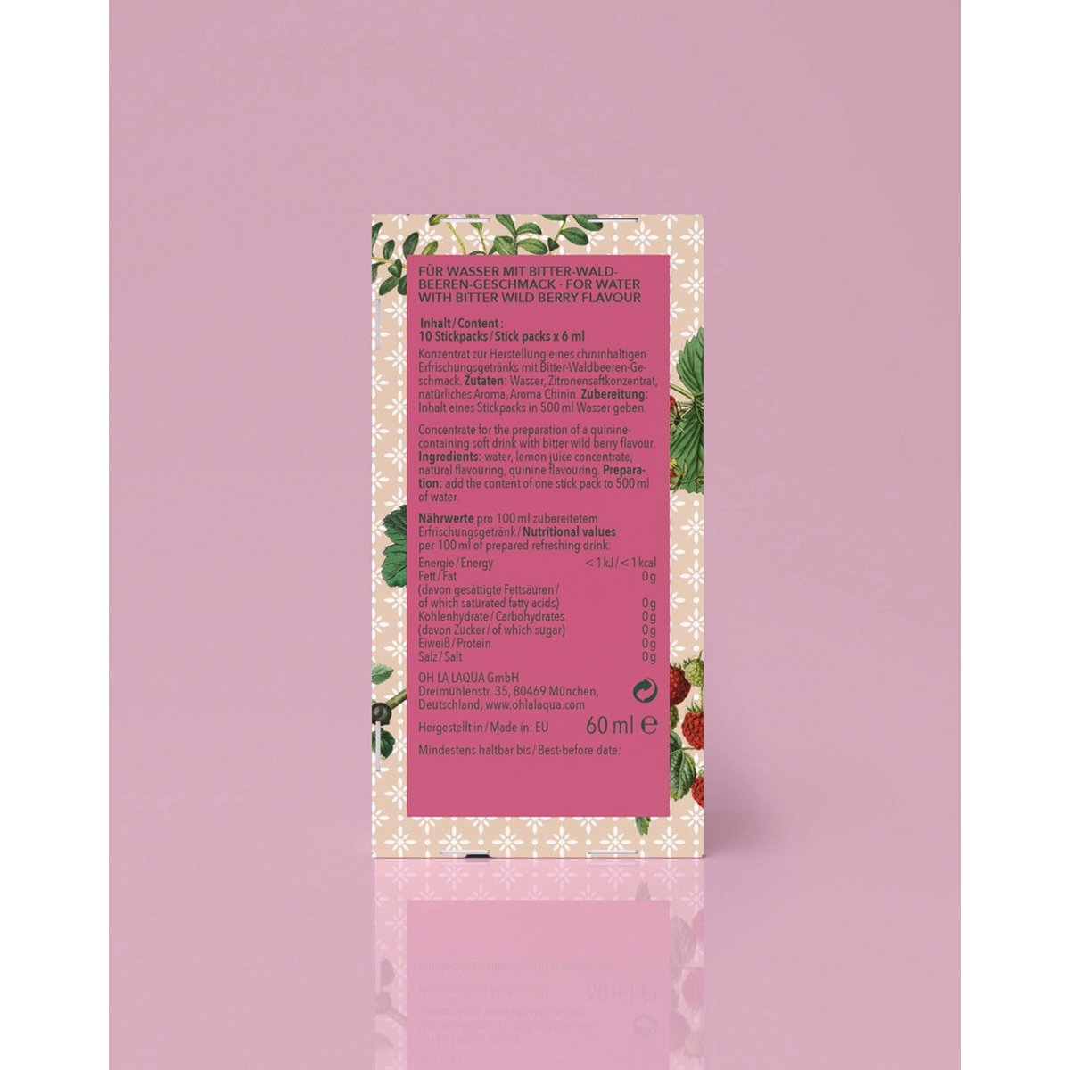 BITTER WILD BERRY • For water with flavor