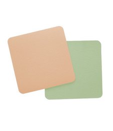 Lunar onderzetters Green/Peach | 10 x 10 cm