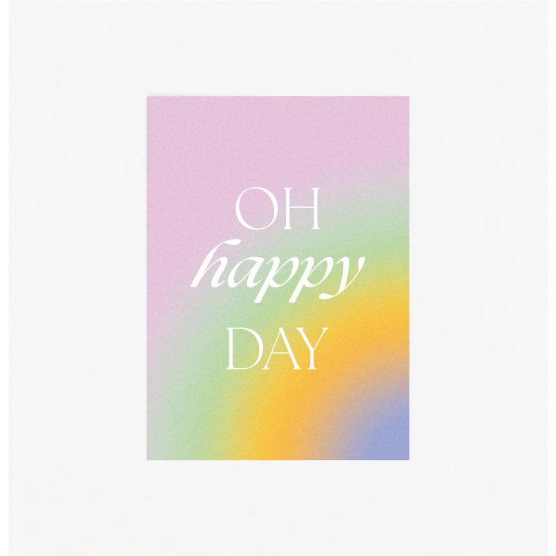 Postkarte / Happy Day