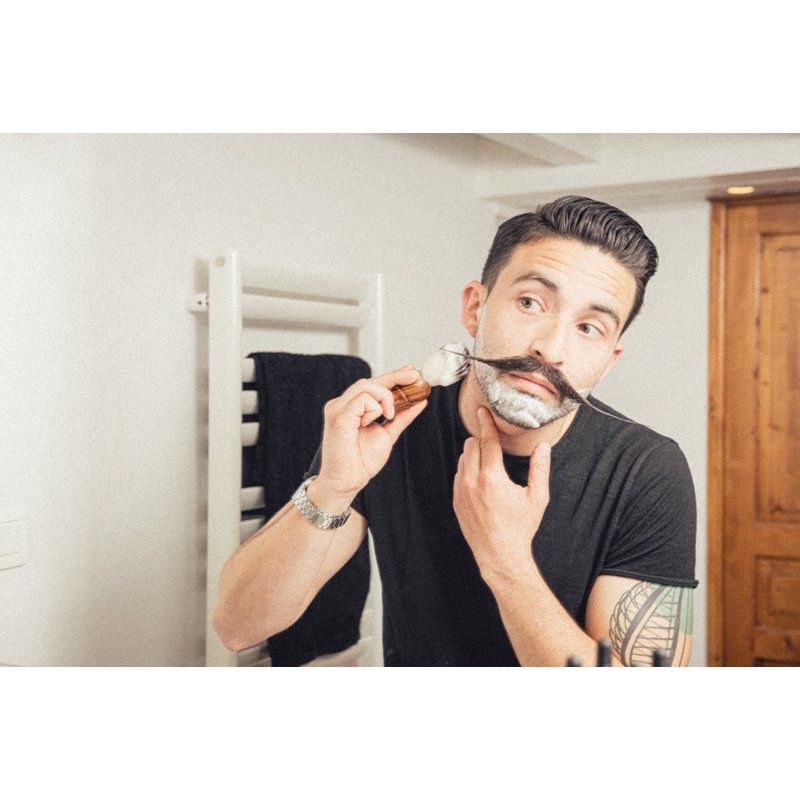 Blaireau de rasage vegan
