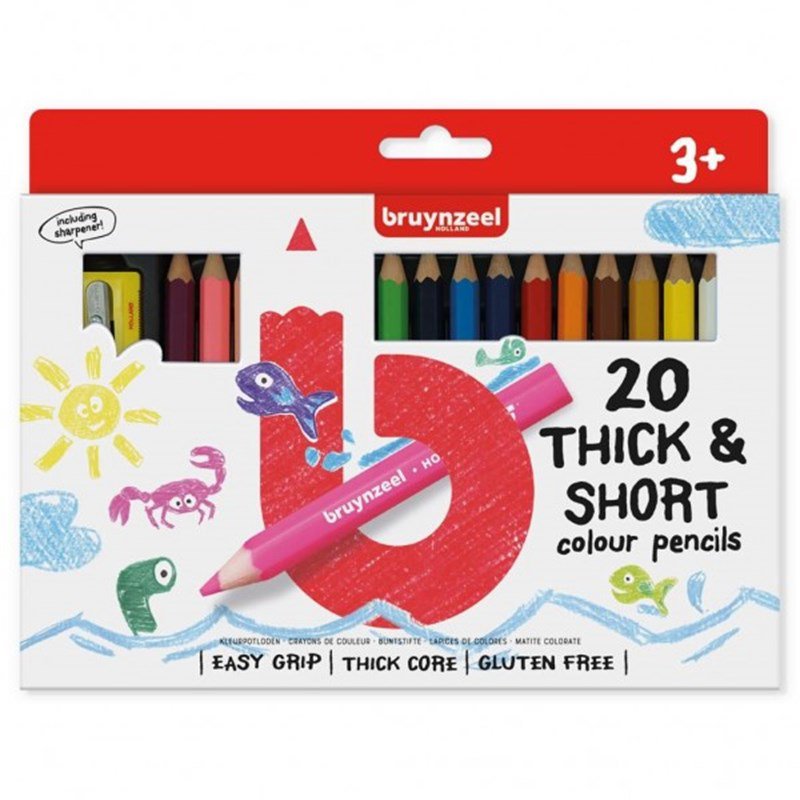 Bruynzeel 20 colored pencils Kortjakjes