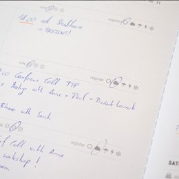 Quaderno di cancelleria per pianificatore settimanale