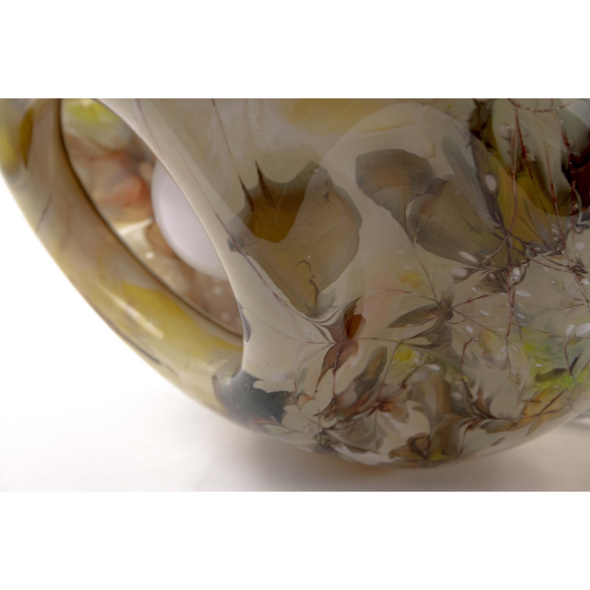 Hanglamp Linea Multicolor Bol | Glass Pendant | Design Hanglamp